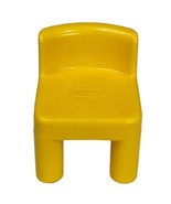 Little Tikes Mini Dollhouse Yellow Doll Size Chair Furniture Chunky Vintage - $271.45 MXN