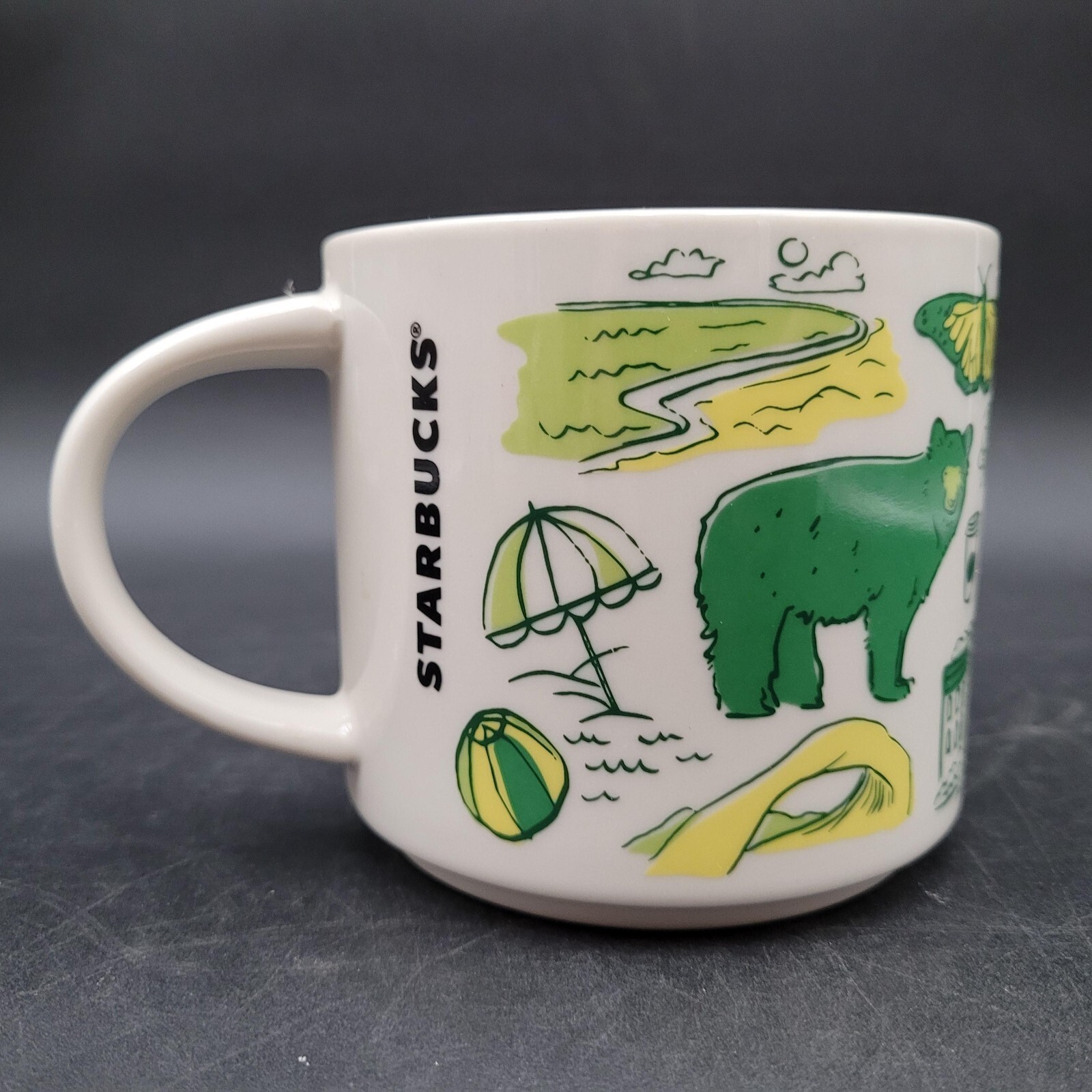 New w/Tags Starbucks Been There Series ALABAMA Green White Coffee Tea Mu... - £18.63 GBP