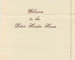 Peter Herdic House Menus 4th Street Williamsport Pennsylvania 1990&#39;s - $21.78