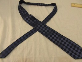 Donald J. Trump Signature Collection 100% Silk Blue Checks &amp; Tie Protect... - $38.69