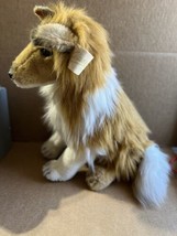 vtg rare 1988 dakin classique plush stuffed animal shetland sheepdog tags - $49.45