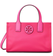 Tory Burch Mini Ella Nylon Tote Crossbody ~NWT~ Bright Pink - $3,669.27 MXN