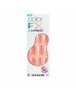 colorFX by imPRESS Press-On Nails, No Glue Needed, Pink, Short Squoval, ... - $16.79 CAD