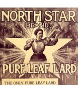 North Star Brand Pure Leaf Lard 1897 Advertisement Victorian XL Baking F... - £39.30 GBP