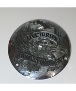 Harley Davidson Cover Plate Live To Ride 6-3&quot; Eagle &quot;In Bad Shape&quot; - $10.40 CAD