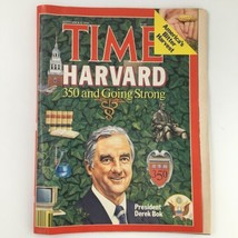 VTG Time Magazine September 8 1986 Pres. Derek Bok Harvard 350 Strong, Newsstand - £14.94 GBP
