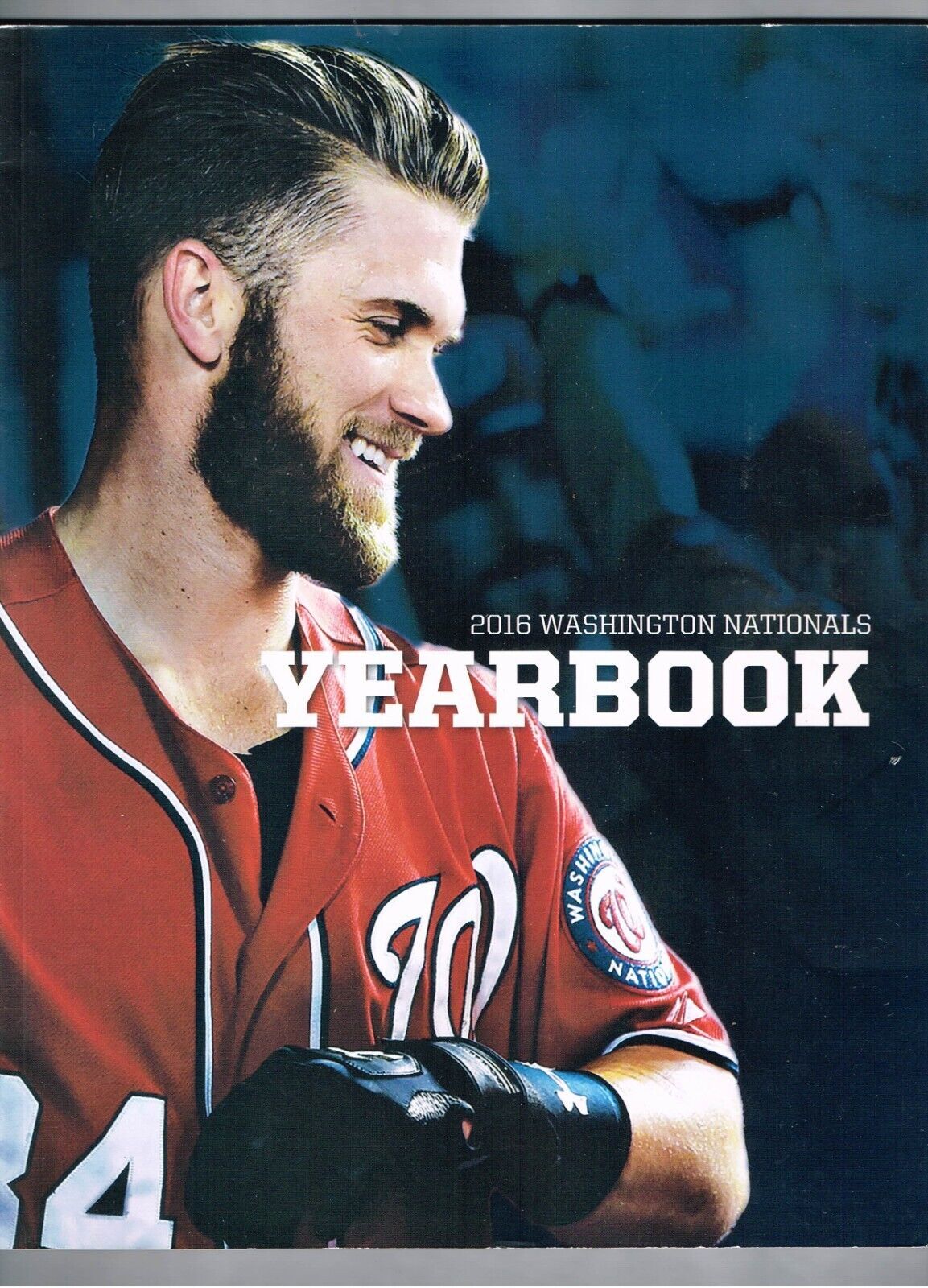 Primary image for 2016 MLB Washington Nationals Yearbook Baseball Bryce Harper