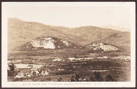 White Horse &amp; Cathedral Ledges, NH Seen from Mt. Cranmore RPPC Postcard - £9.79 GBP