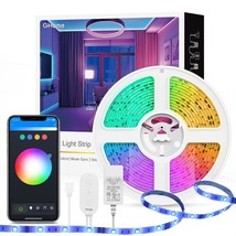 Ghome Smart Led Strip Lights, 16.4Ft Rgb Smart Lights For Bedroom, Wifi 2.4Ghz - £31.36 GBP