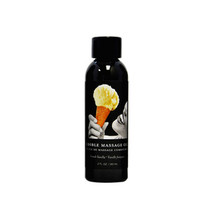 Earthly Body Edible Massage Oil Vanilla 2oz - £13.59 GBP