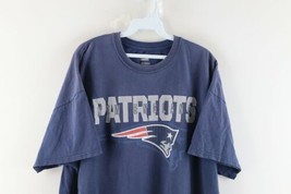 Majestic Mens 2XL Distressed Faded 2015 New England Patriots Football T-Shirt - £19.42 GBP