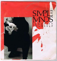 Simple Minds Sanctify Yourself 45 rpm Instrumental Version Canadian Pressing - $3.38