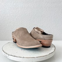 Lane Plain Jane Mule Womens 9 Latte Suede Cowboy Boots Western Slip On S... - $128.70