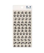 CLEAR PANDA STICKERS Craft Kids Scrapbook Vinyl Sticker Sheet Animal Kaw... - €2,13 EUR