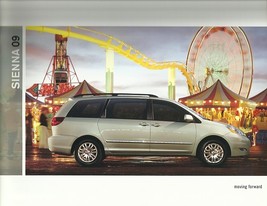 2009 Toyota SIENNA sales brochure catalog 09 US XLE Limited - £4.79 GBP