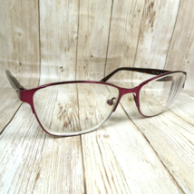 Liz Claiborne Burgundy Metal Crystal Eyeglasses FRAMES ONLY  L617 0FV3 55-16-135 - $43.51