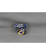 Oralnd Magic Pin (VTG) - Basketball Court Graphic - Stamped Pin  - $25.98 CAD