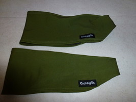 PAIR ELASTIC STRETCHABLE HEADBANDS Green Comfort Breathable Sport Hair B... - $10.00