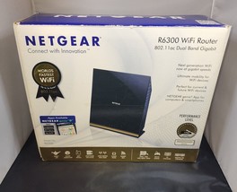Netgear R6300 Smart WiFi Router R6300 (v. 1) Dual Band Gigabit 1750 Mbps... - $22.40