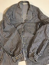 Accent Vintage Laura Mae Top Shirt L Striped Sh4 - £10.16 GBP