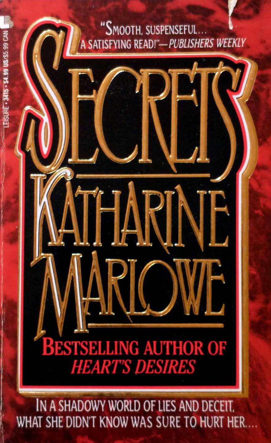 Primary image for Secrets by Katharine Marlowe / 1993 Paperback Women's Fiction