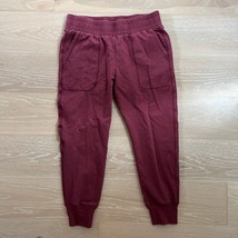 Cabi #4133 Training Joggers Pants Burgundy Medium - £21.70 GBP