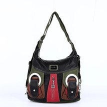 Kiss Fashion Women Multi-purpose Tote Bags Backpack Messenger Bag Purse PU Leath - £149.74 GBP