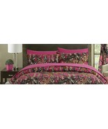 HI VIZ HOT PINK CAMO SHEETS FULL SIZE 6 PC SET CAMOUFLAGE MICROFIBER - $38.61