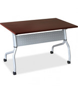 Lorell 29.5 x 48 x 23.6 in. Training Table - Mahogany - $371.70