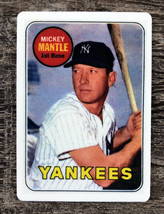 1969 Topps #500 Mickey Mantle Porcelain Reprint - R &amp; N 1996 - £14.78 GBP