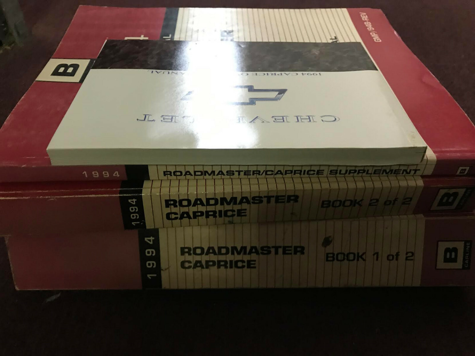 1994 Chevy Caprice Servizio Riparazione Negozio Manuale Set W Integratore & Item image 7