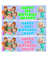 COCO MELON Personalised Birthday Banner - Coco melon Birthday Party Banner - €5,13 EUR
