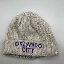 Orlando City Hat Kids Gray Adidas MLS Cuffed Beanie Cap New - €7,25 EUR
