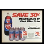 1983 RC Diet Rite Sugar Free Cola Circular Coupon Advertisement - £14.90 GBP