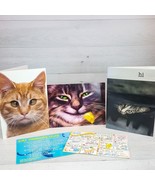 Vintage 5pc Cat Lovers Funny Greeting Cards &amp; Hallmark Humorous Postcards - $14.54