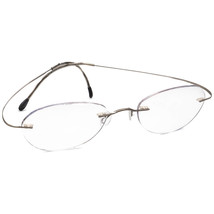Silhouette Eyeglasses M 7395 /10 6061 Titan Gray Rimless Frame Austria 5... - $229.99