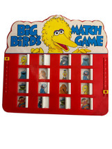 Vtg 1989 Big Bird Sesame Street Matching Match Game Pairs Muppets Inc Lewco - £10.39 GBP