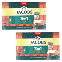 Jacobs CLASSIC 3 in 1 instant COFFEE - 20 SINGLE Portions -Made in Germany- - $23.75