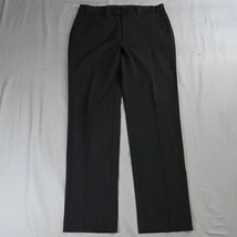 Michael Kors 36 x 34 Gray Flat Front Straight Stretch Mens Dress Pants - £14.94 GBP