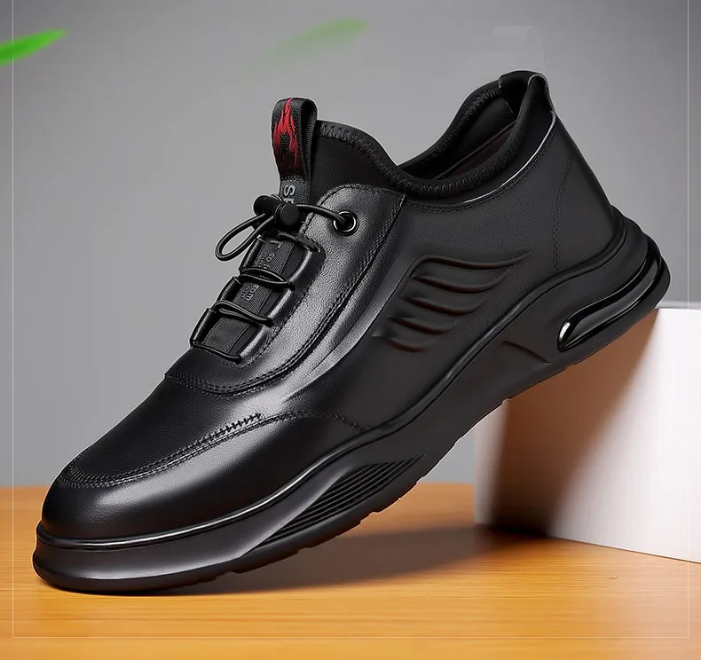 New Men Shoes Genuine Leather Sneakers Youth Spring Autumn Sport Style C... - $70.83