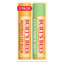 Cucumber Mint and Beeswax Lip Balm Twin Pack Read more at https://www.burtsbees. - £5.88 GBP