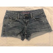 Aeropostale Women’s Denim Distressed Cutoff Shorts- Size 3/4 - £7.12 GBP