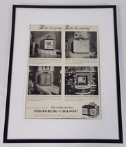 1951 Stromberg Carlson 11x14 Framed ORIGINAL Vintage Advertisement  - $49.49