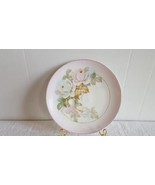 Beautiful Hand Painted Royal Rudolstadt Prussia Pink White Rose Bouquet ... - $16.26 CAD