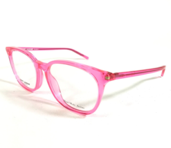 Saint Laurent Eyeglasses Frames SL 38 VL1 Crystal Clear Pink Square 52-16-140 - £58.38 GBP