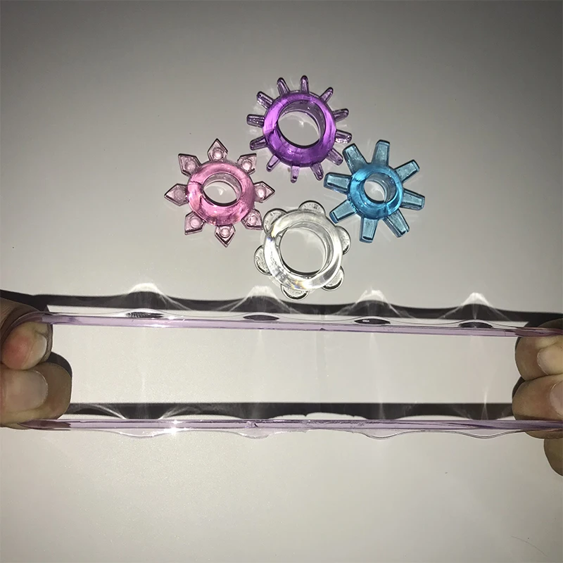 And enhanced penis lock ring delayed silicone penis ring random color lock ring new sex thumb200