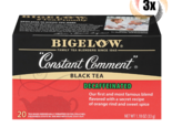 3x Boxes Bigelow Constant Comment Decaffeinated Black Tea | 20 Per Box |... - $20.68