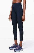 Lululemon Tightest Stuff Tights SIZE 4 True Navy Blue Run High Waist EUC - $36.99
