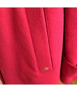 Ellen Tracy Red Wool Blend Short Winter Weight Coat Size 16 In Good Shape! - £30.89 GBP