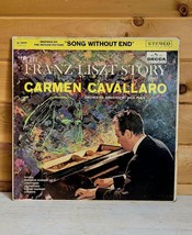 1960 Vintage Record The Franz Liszt Story Carmen Cavallaro Decca 33 RPM 12&quot; - £9.81 GBP